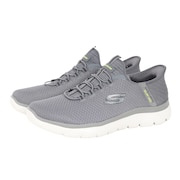 スケッチャーズ（SKECHERS）（メンズ）カジュアルシューズ スリップインズ サミッツ ハイ レンジ グレー 232457W-CHAR スニーカー ハンズフリー 洗濯機洗い可