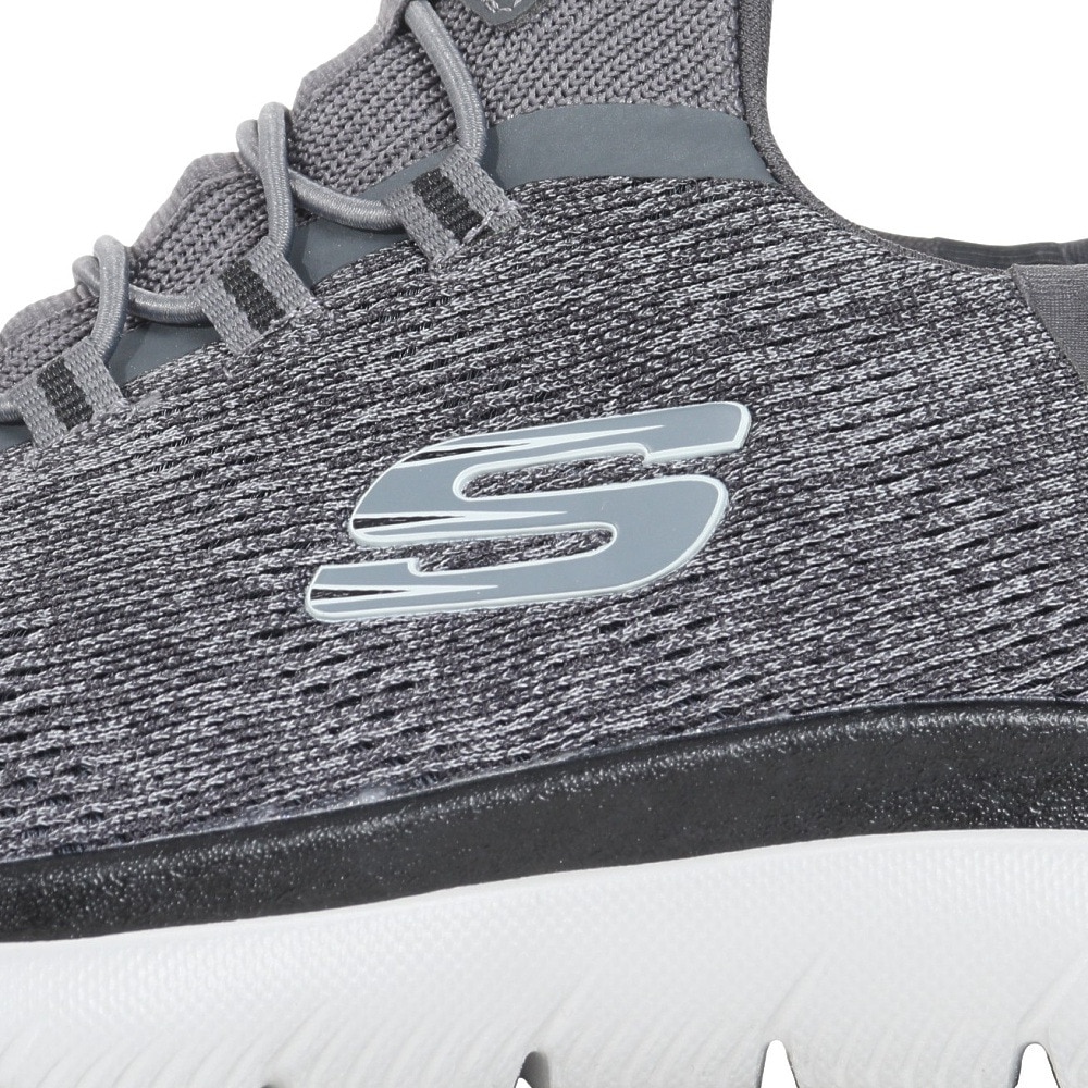 スケッチャーズ（SKECHERS）（メンズ）カジュアルシューズ スリップインズ サミッツ キーペース グレー 232469-CCBK スニーカー ハンズフリー 洗濯機洗い可