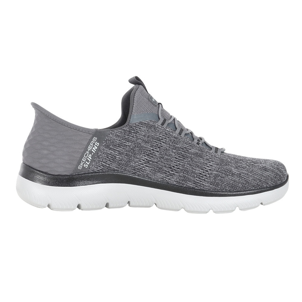 スケッチャーズ（SKECHERS）（メンズ）カジュアルシューズ スリップインズ サミッツ キーペース グレー 232469-CCBK スニーカー ハンズフリー 洗濯機洗い可