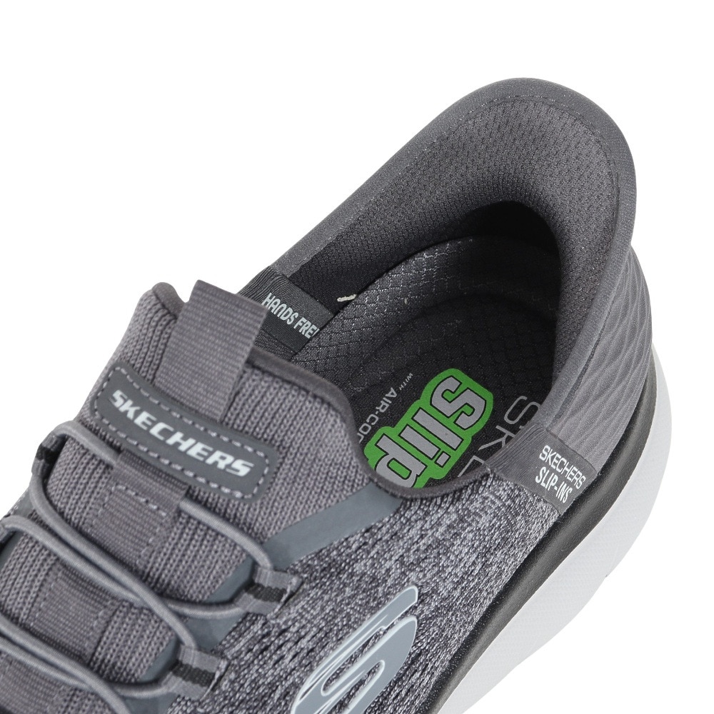 スケッチャーズ（SKECHERS）（メンズ）カジュアルシューズ スリップインズ サミッツ キーペース グレー 232469-CCBK スニーカー ハンズフリー 洗濯機洗い可