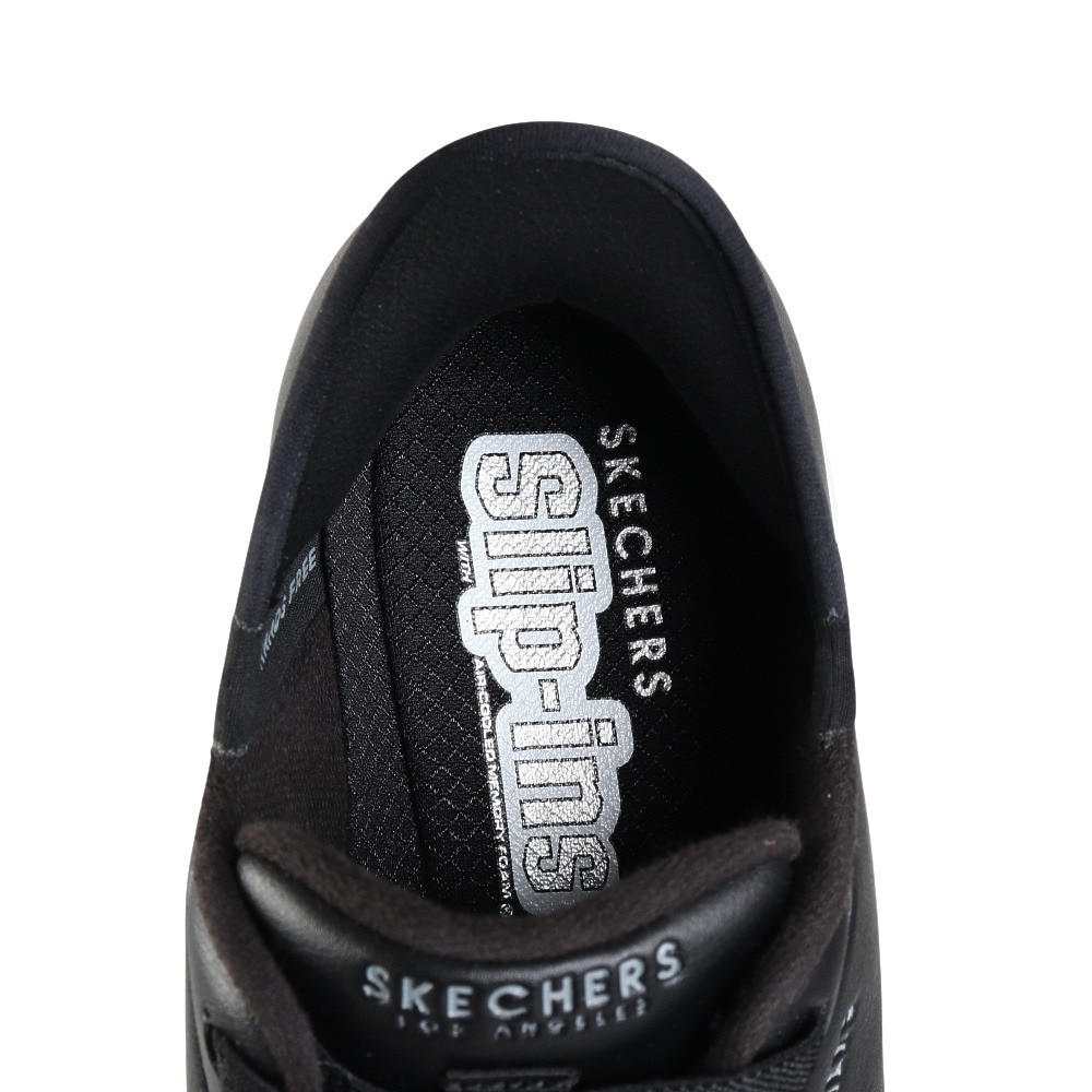 スケッチャーズ（SKECHERS）（メンズ）カジュアルシューズ スリップインズ ウノ イージー エア ブラック 183005-BLK スニーカー ハンズフリー クッション性
