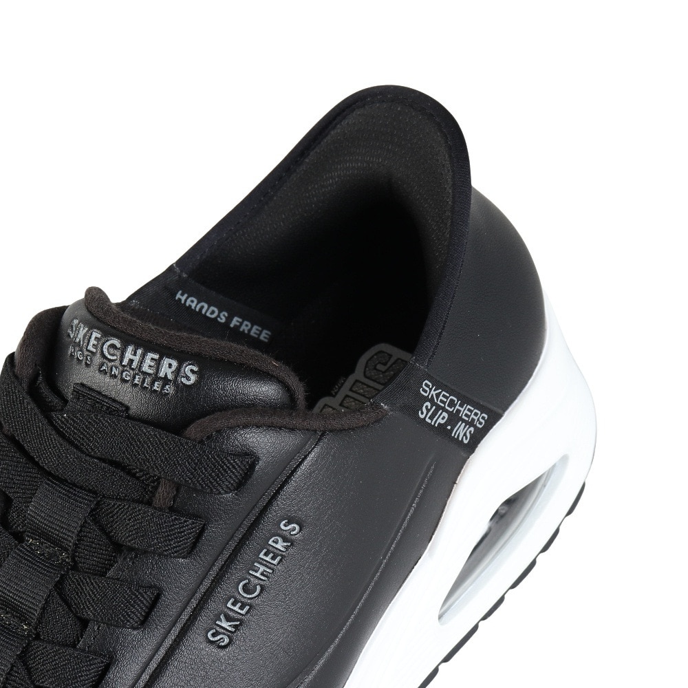 スケッチャーズ（SKECHERS）（メンズ）カジュアルシューズ スリップインズ ウノ イージー エア ブラック 183005-BLK スニーカー ハンズフリー クッション性