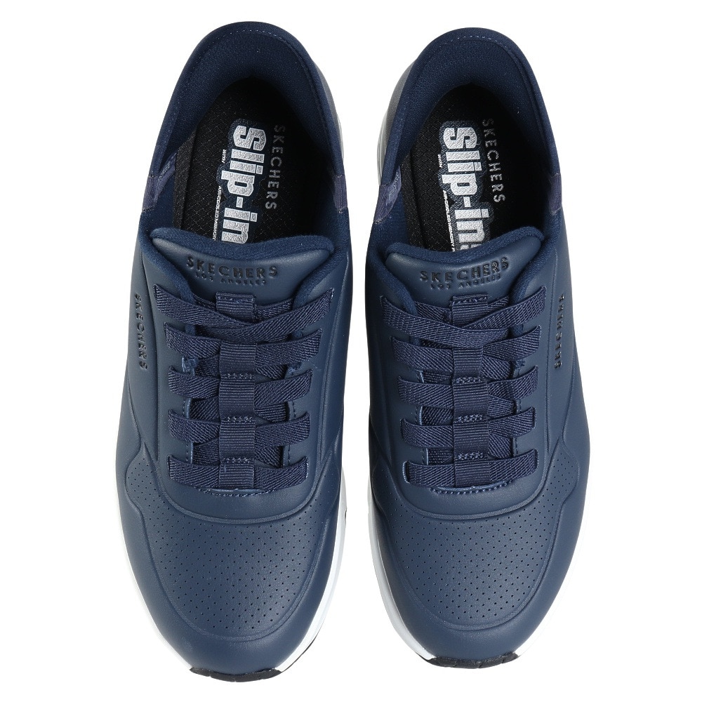 スケッチャーズ（SKECHERS）（メンズ）カジュアルシューズ スリップインズ ウノ イージー エア ネイビー 183005-NVY スニーカー ハンズフリー クッション性