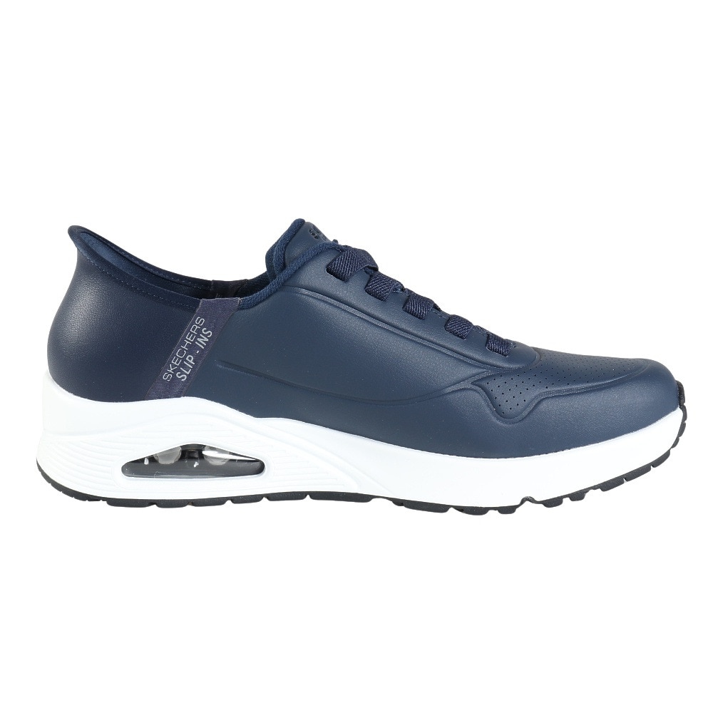 スケッチャーズ（SKECHERS）（メンズ）カジュアルシューズ スリップインズ ウノ イージー エア ネイビー 183005-NVY スニーカー ハンズフリー クッション性