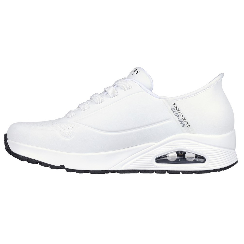スケッチャーズ（SKECHERS）（メンズ）カジュアルシューズ スリップインズ ウノ イージー エア ホワイト 183005-WHT スニーカー ハンズフリー クッション性
