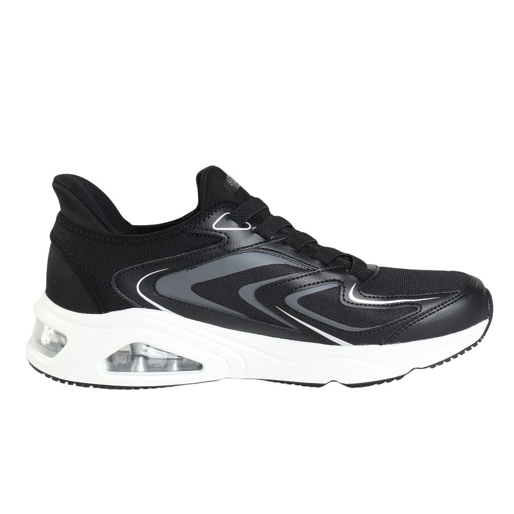 スケッチャーズ（SKECHERS）（メンズ）カジュアルシューズ スリップインズ トレスエア ウノ ビジョンエアリー ブラック 183083-BLK スニーカー ハンズフリー