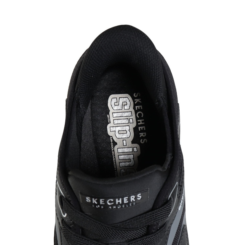 スケッチャーズ（SKECHERS）（メンズ）カジュアルシューズ スリップインズ トレスエア ウノ ビジョンエアリー ブラック 183083-BLK スニーカー ハンズフリー