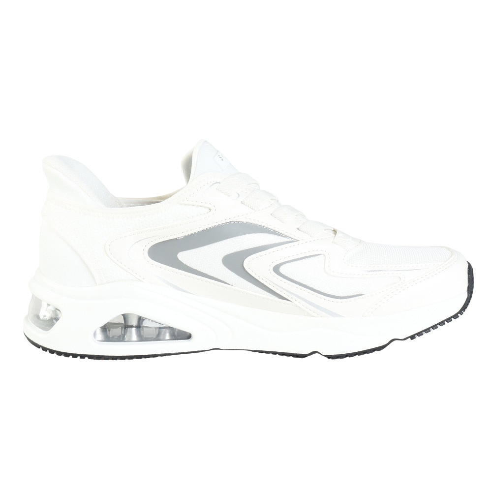 スケッチャーズ（SKECHERS）（メンズ）カジュアルシューズ スリップインズ トレスエア ウノ ビジョンエアリー ホワイト 183083-WGY スニーカー ハンズフリー