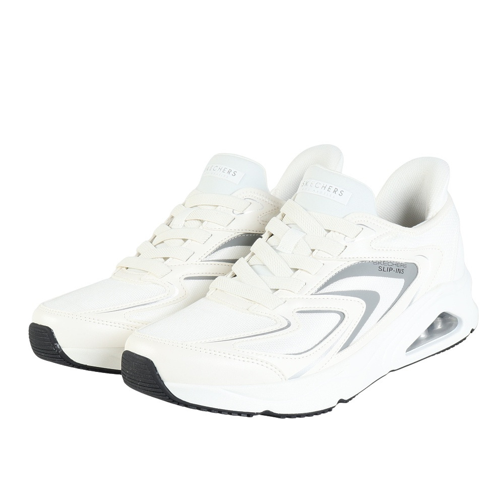 スケッチャーズ（SKECHERS）（メンズ）カジュアルシューズ スリップインズ トレスエア ウノ ビジョンエアリー ホワイト 183083-WGY スニーカー ハンズフリー