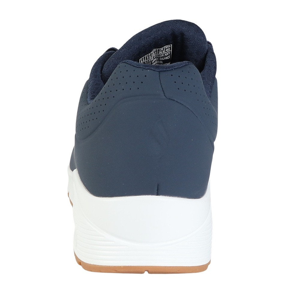 スケッチャーズ（SKECHERS）（メンズ）カジュアルシューズ ウノ スタンド オン エア ネイビー 52458-NVY スニーカー ファッションスニーカー クッション性