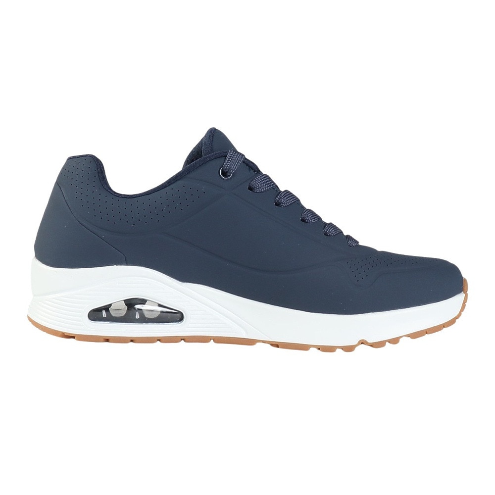 スケッチャーズ（SKECHERS）（メンズ）カジュアルシューズ ウノ スタンド オン エア ネイビー 52458-NVY スニーカー ファッションスニーカー クッション性