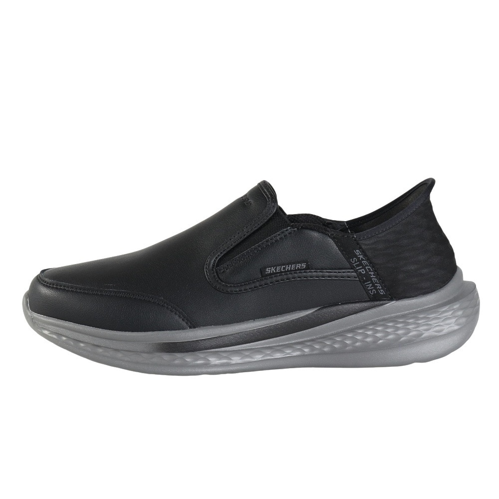 スケッチャーズ（SKECHERS）（メンズ）カジュアルシューズ スリップインズ スライド クーパー ブラック 205237-BLK スニーカー ハンズフリー クッション性