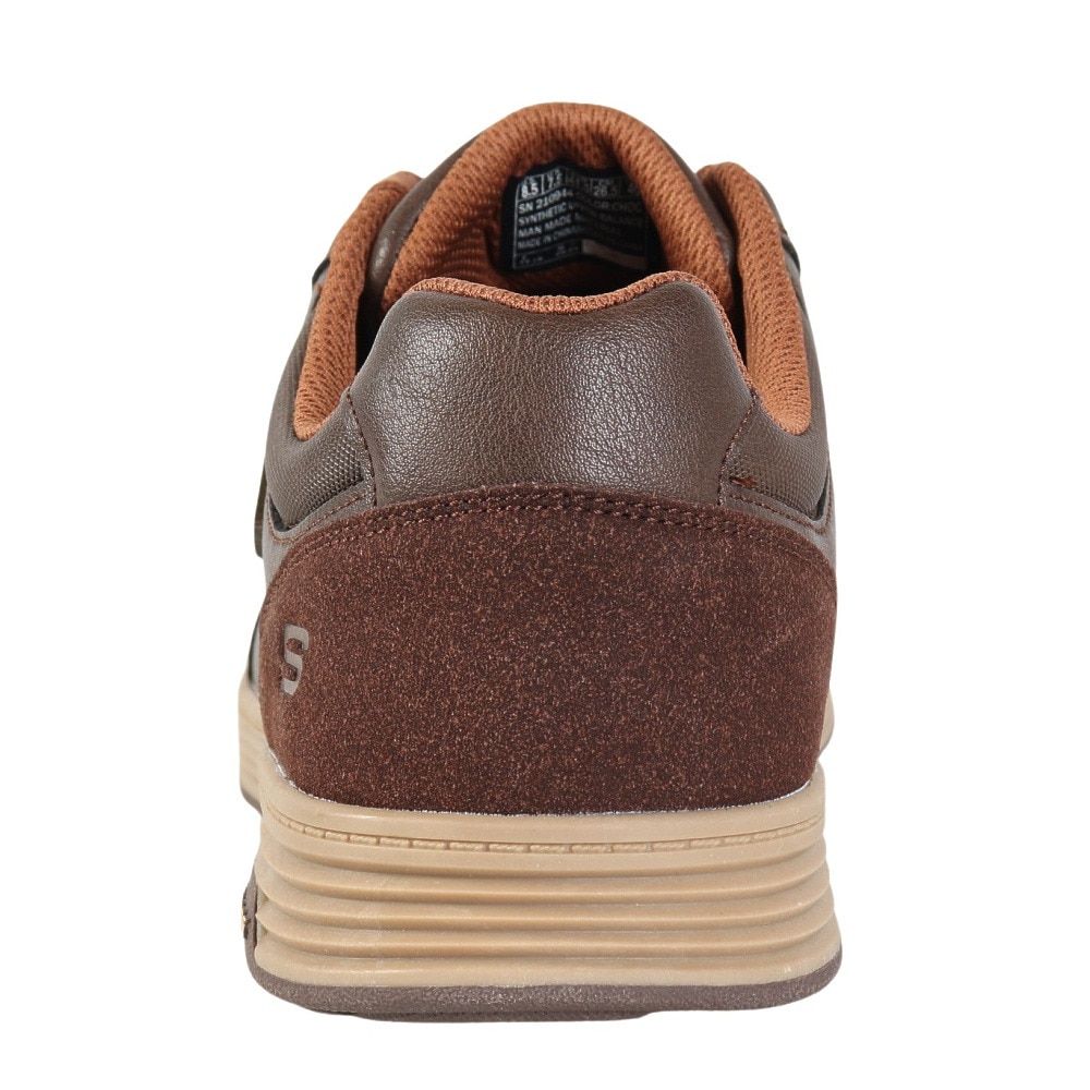 スケッチャーズ（SKECHERS）（メンズ）カジュアルシューズ キャベル スパークマン ブラウン 210944-CHOC スニーカー クッション性 防水性 ビジネスカジュアル