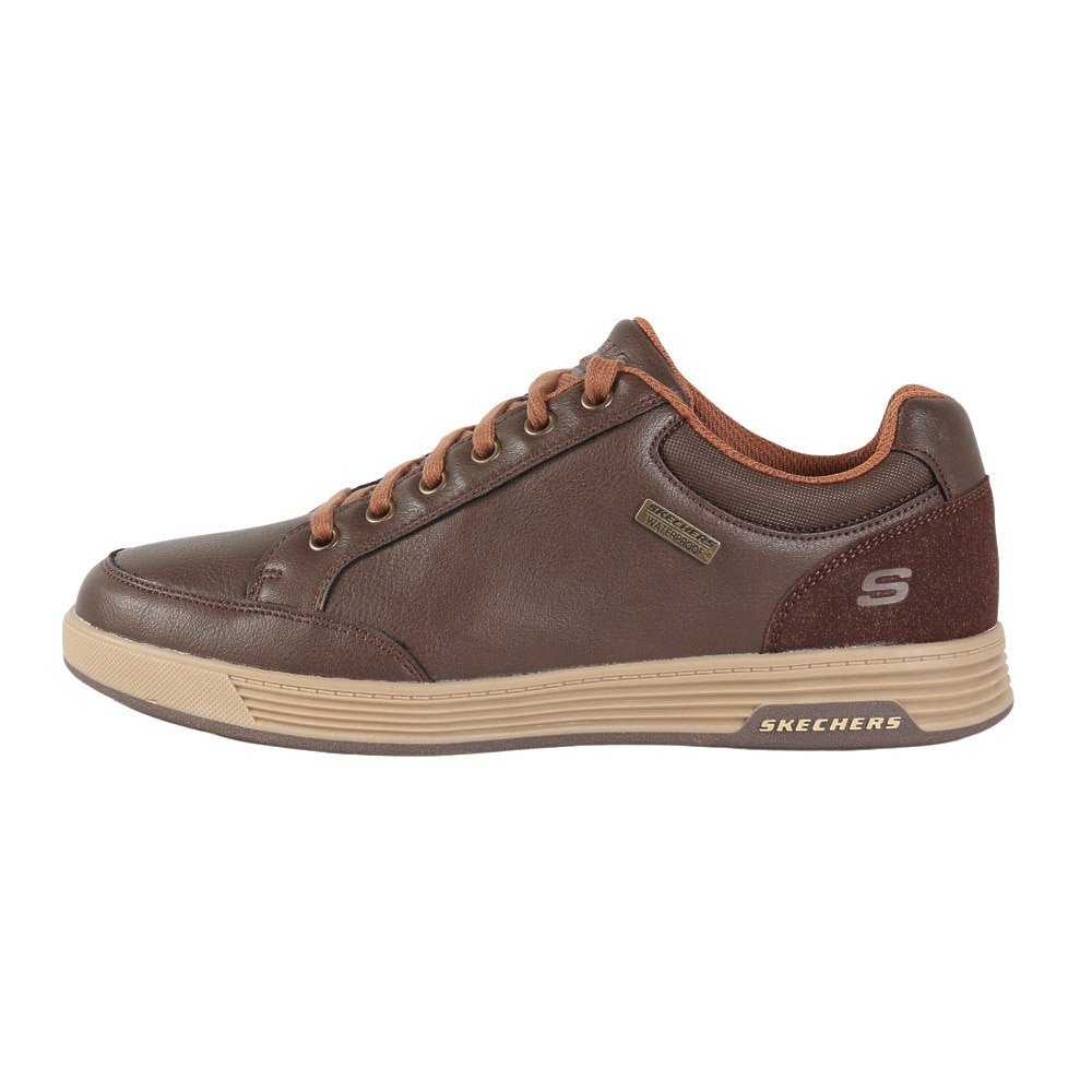 スケッチャーズ（SKECHERS）（メンズ）カジュアルシューズ キャベル スパークマン ブラウン 210944-CHOC スニーカー クッション性 防水性 ビジネスカジュアル