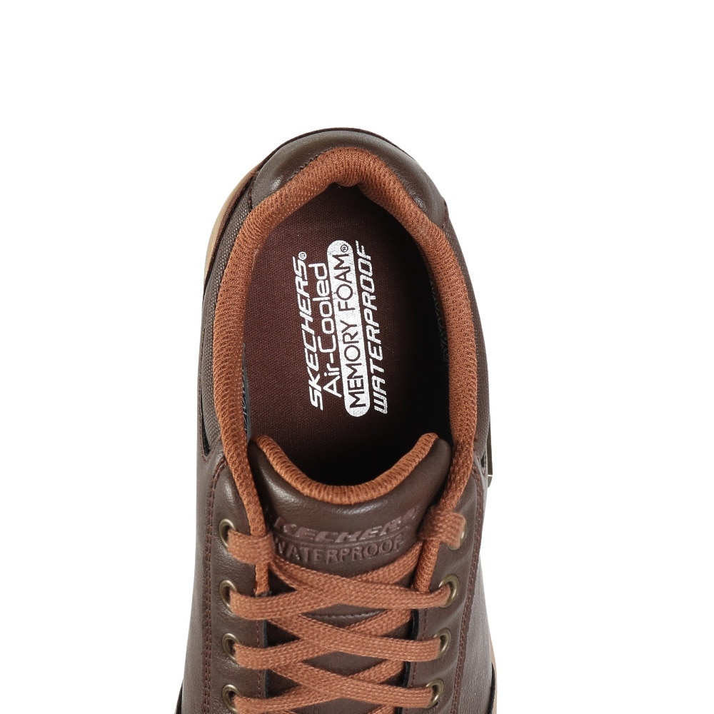 スケッチャーズ（SKECHERS）（メンズ）カジュアルシューズ キャベル スパークマン ブラウン 210944-CHOC スニーカー クッション性 防水性 ビジネスカジュアル