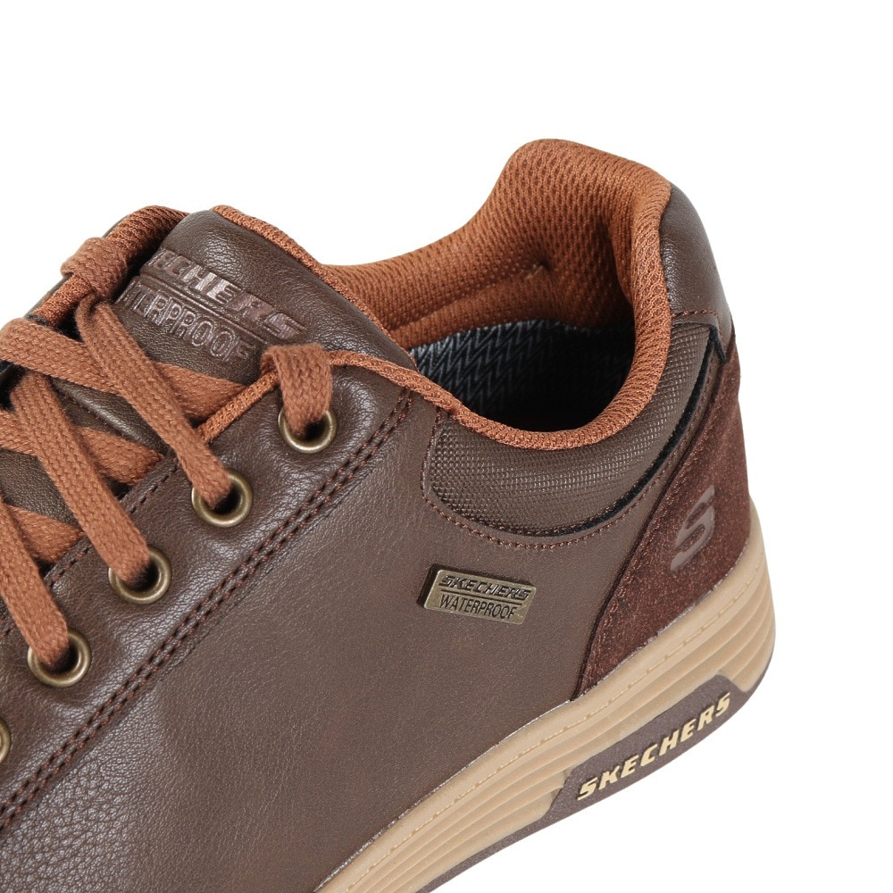 スケッチャーズ（SKECHERS）（メンズ）カジュアルシューズ キャベル スパークマン ブラウン 210944-CHOC スニーカー クッション性 防水性 ビジネスカジュアル