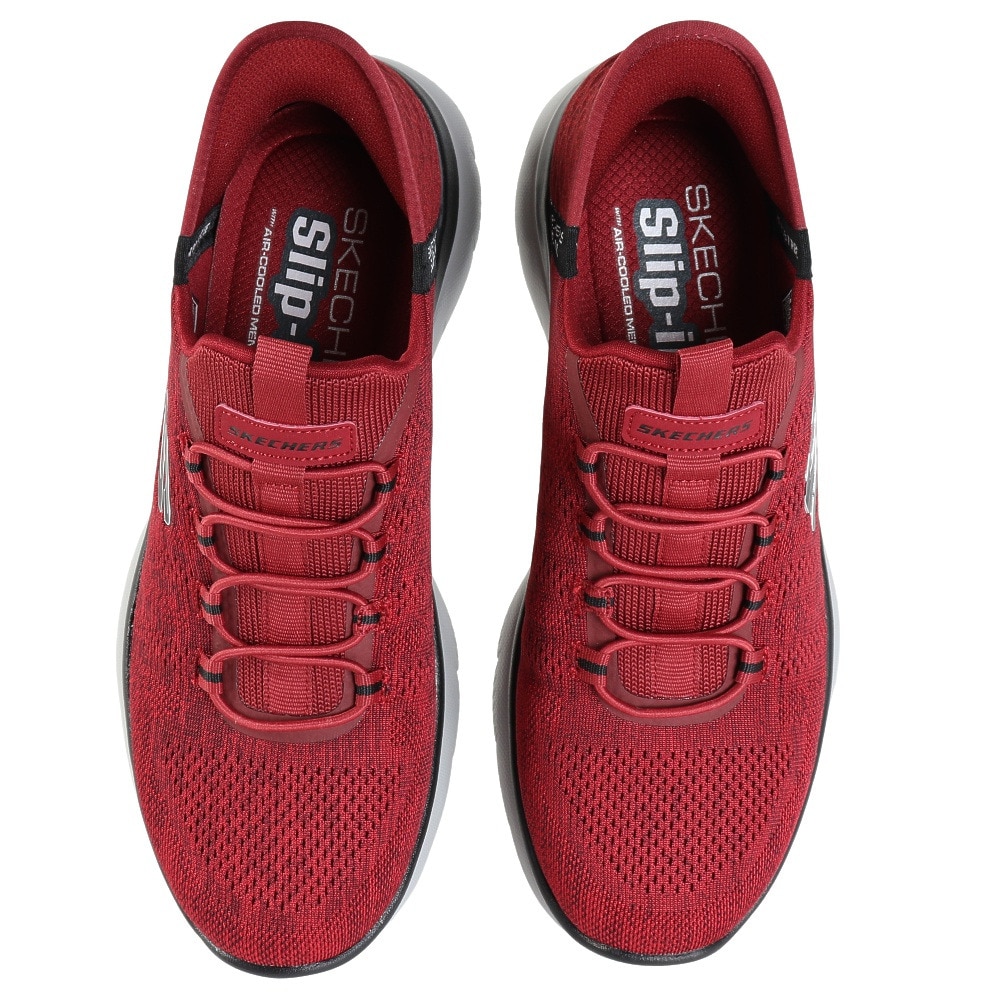 スケッチャーズ（SKECHERS）（メンズ）カジュアルシューズ スリップインズ サミッツ キー ペース レッド 232469-RDBK スニーカー ハンズフリー 快適