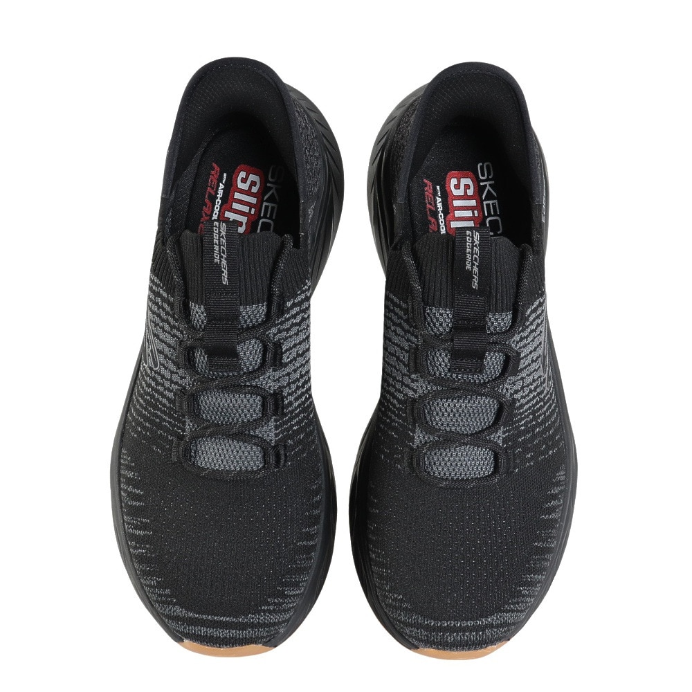 スケッチャーズ（SKECHERS）（メンズ）カジュアルシューズ スリップインズ リラックスドフィット エッジライド レイゴ ブラック 232932-BBK スニーカー