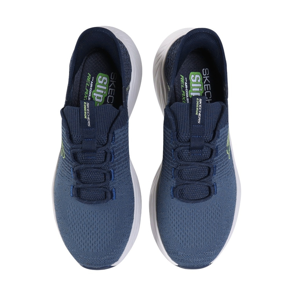 スケッチャーズ（SKECHERS）（メンズ）カジュアルシューズ スリップインズ エッジライド レイゴ ネイビー 232932-NVLM スニーカー ハンズフリー クッション性
