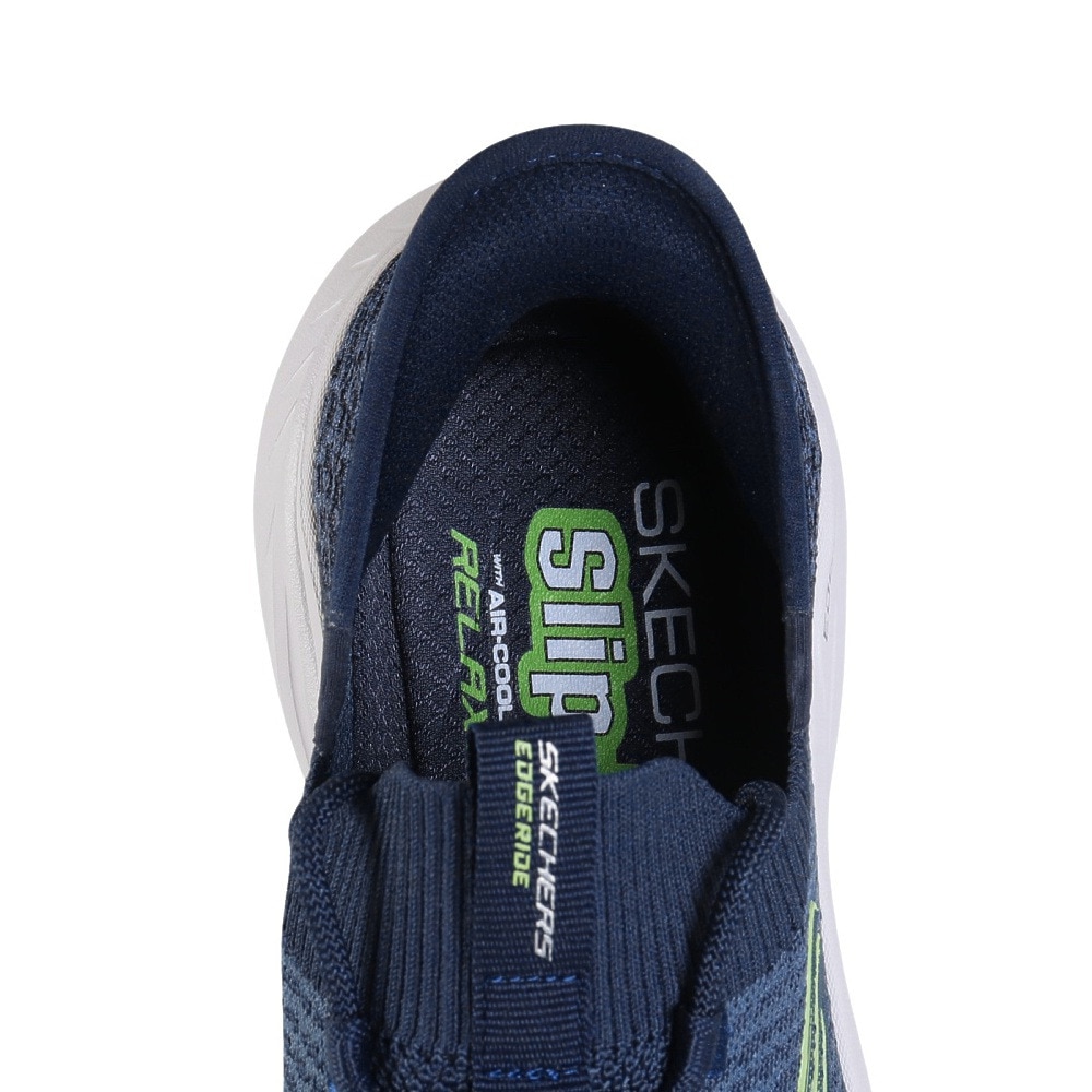 スケッチャーズ（SKECHERS）（メンズ）カジュアルシューズ スリップインズ エッジライド レイゴ ネイビー 232932-NVLM スニーカー ハンズフリー クッション性