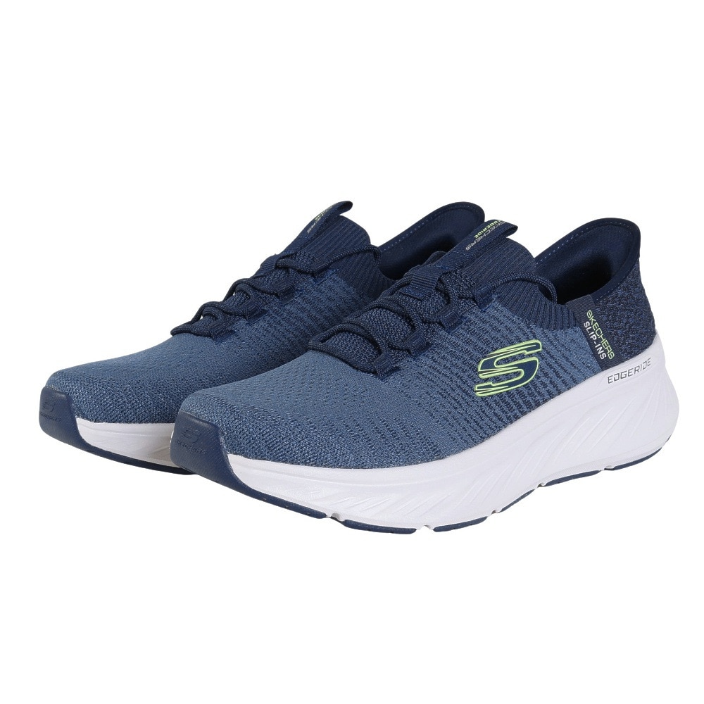 スケッチャーズ（SKECHERS）（メンズ）カジュアルシューズ スリップインズ エッジライド レイゴ ネイビー 232932-NVLM スニーカー ハンズフリー クッション性