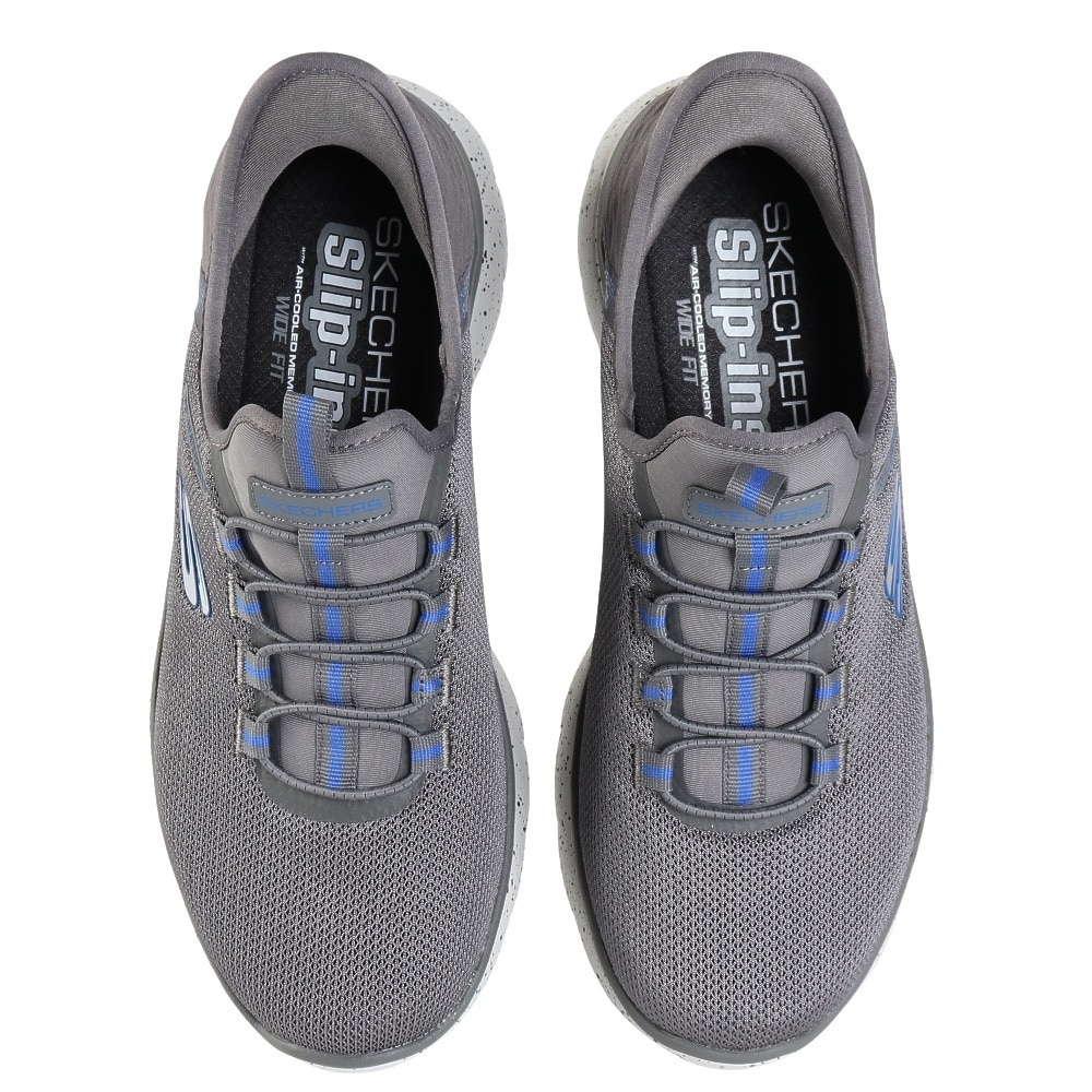 スケッチャーズ（SKECHERS）（メンズ）カジュアルシューズ スリップインズ サミッツ コルボス ワイド 232962W-CCBL グレー