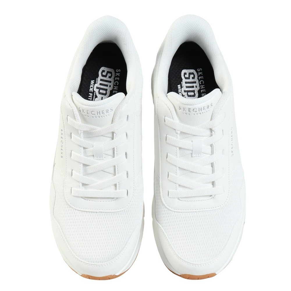 スケッチャーズ（SKECHERS）（メンズ）カジュアルシューズ SI-UNO-BANKSIA 183022W-WHT