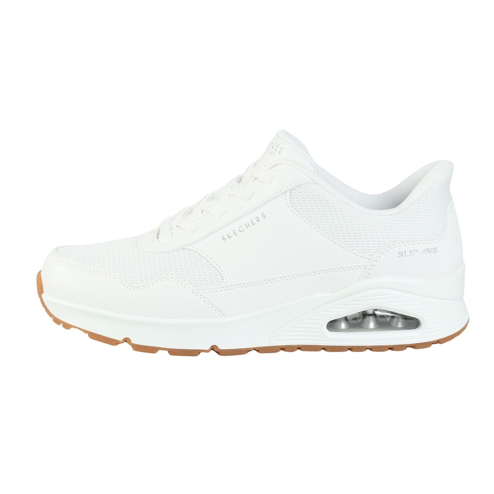 スケッチャーズ（SKECHERS）（メンズ）カジュアルシューズ SI-UNO-BANKSIA 183022W-WHT
