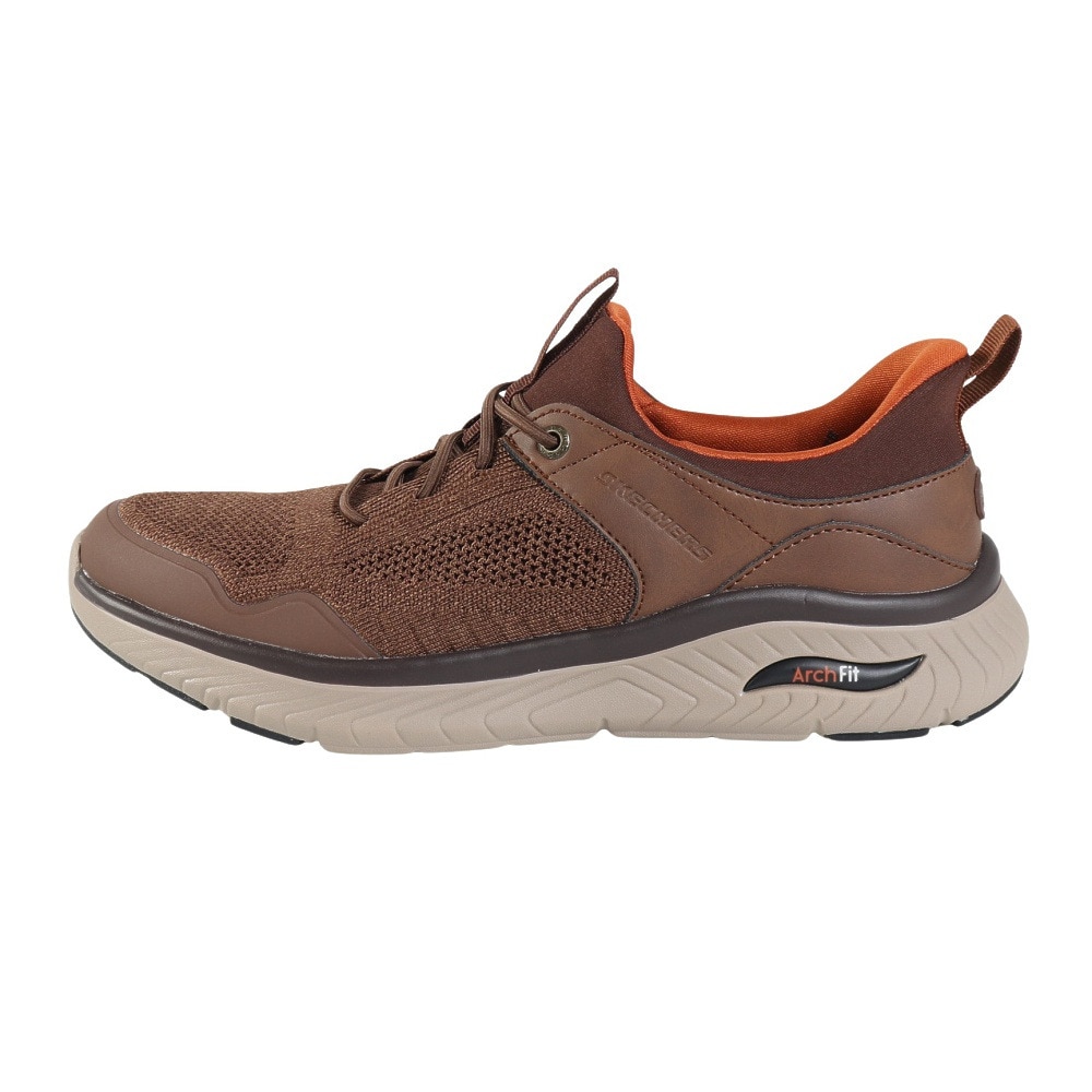 スケッチャーズ（SKECHERS）（メンズ）カジュアルシューズ スリップインズ アーチフィット クロッサー - エメリック ブラウン 205340-BRN スニーカー 快適