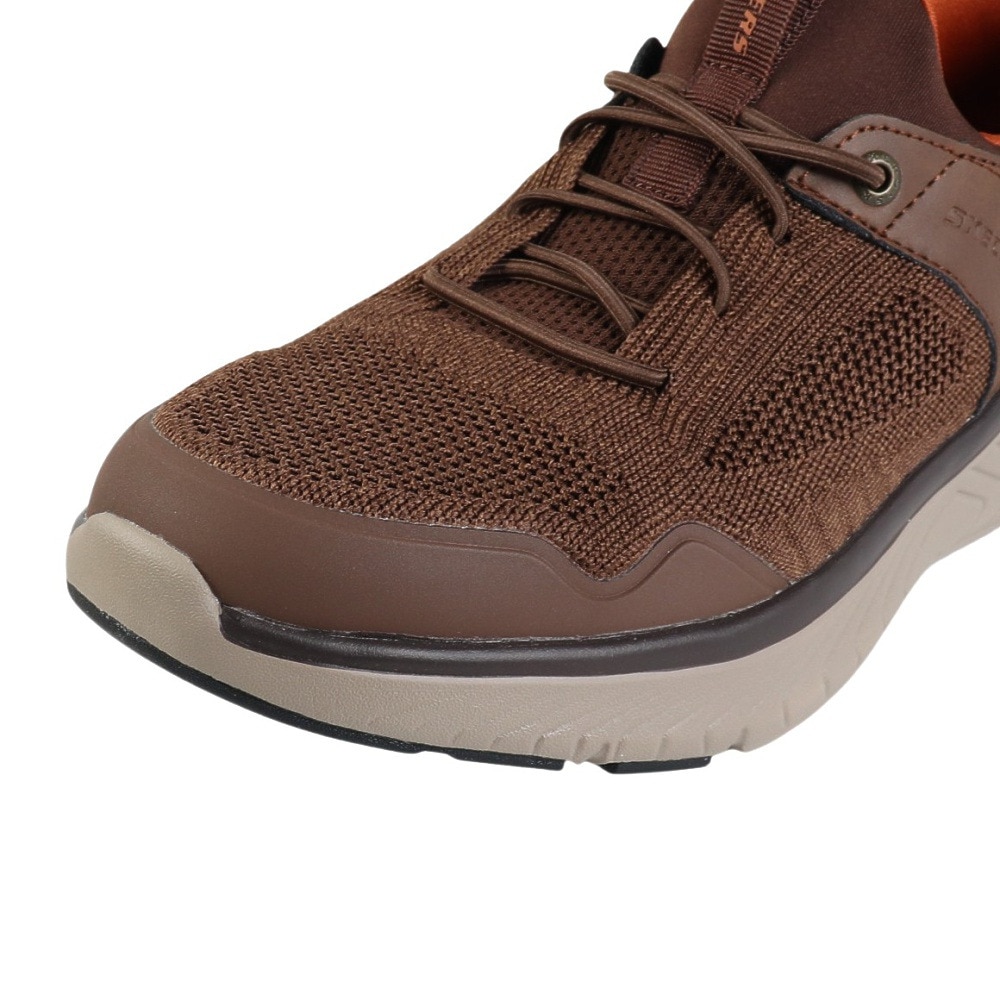 スケッチャーズ（SKECHERS）（メンズ）カジュアルシューズ スリップインズ アーチフィット クロッサー - エメリック ブラウン 205340-BRN スニーカー 快適