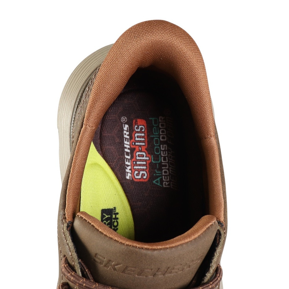 スケッチャーズ（SKECHERS）（メンズ）カジュアルシューズ スリップインズ ガルザ デュラン ベージュ 205353-TPE ハンズフリー クッション性 快適