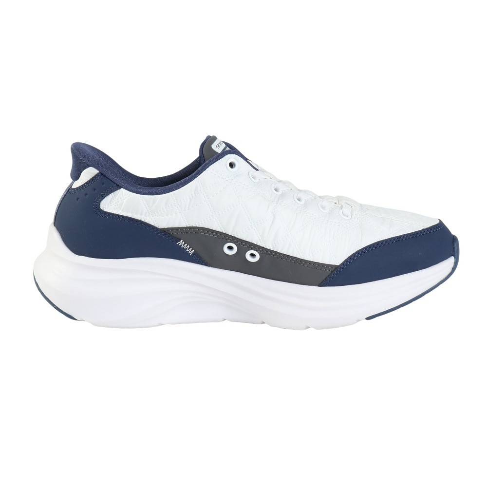 スケッチャーズ（SKECHERS）（メンズ）カジュアルシューズ スリップインズ コンツアーフォーム コージーフィット ホワイト ブルー 232619-WNV スニーカー