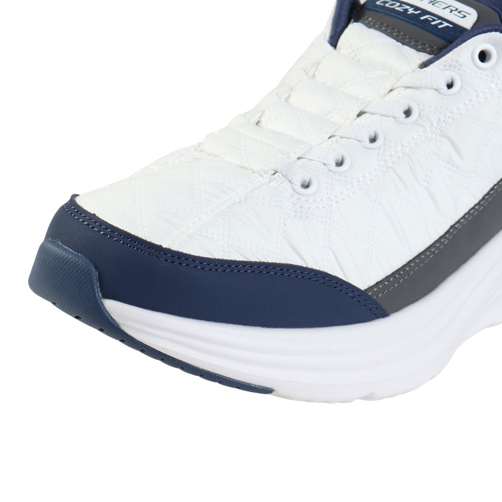 スケッチャーズ（SKECHERS）（メンズ）カジュアルシューズ スリップインズ コンツアーフォーム コージーフィット ホワイト ブルー 232619-WNV スニーカー