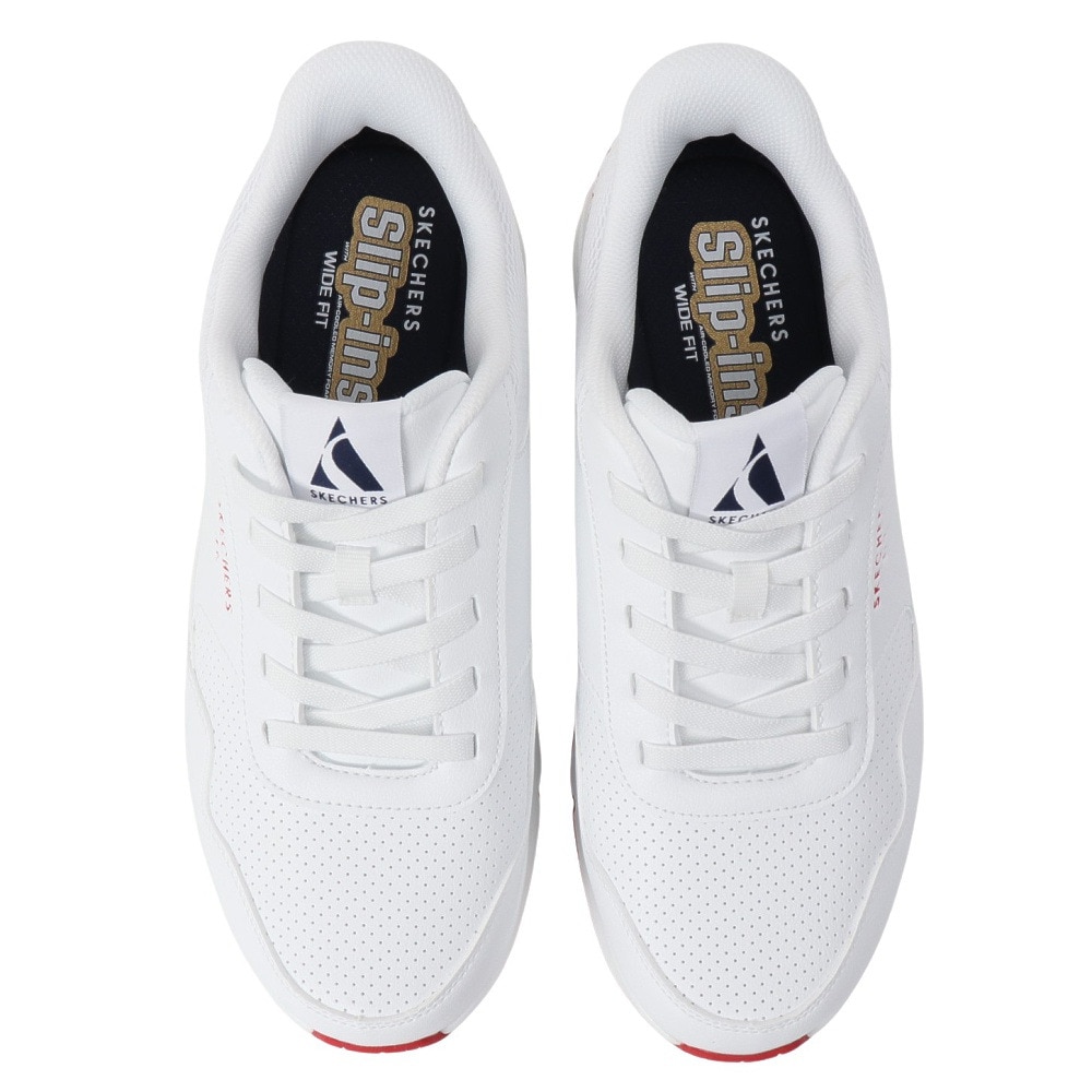 スケッチャーズ（SKECHERS）（メンズ）カジュアルシューズスリップインズ ウノ ワガラ プロスペリティ 183899W-WHT