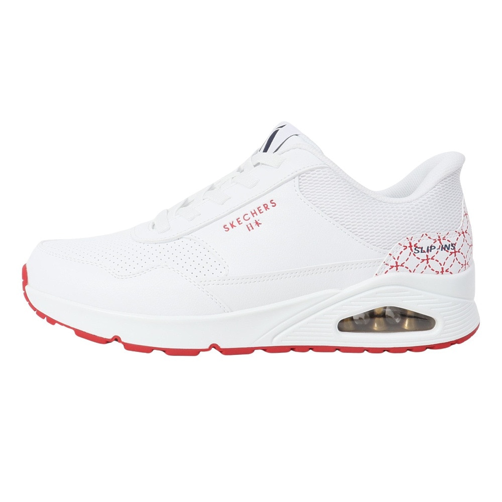 スケッチャーズ（SKECHERS）（メンズ）カジュアルシューズスリップインズ ウノ ワガラ プロスペリティ 183899W-WHT