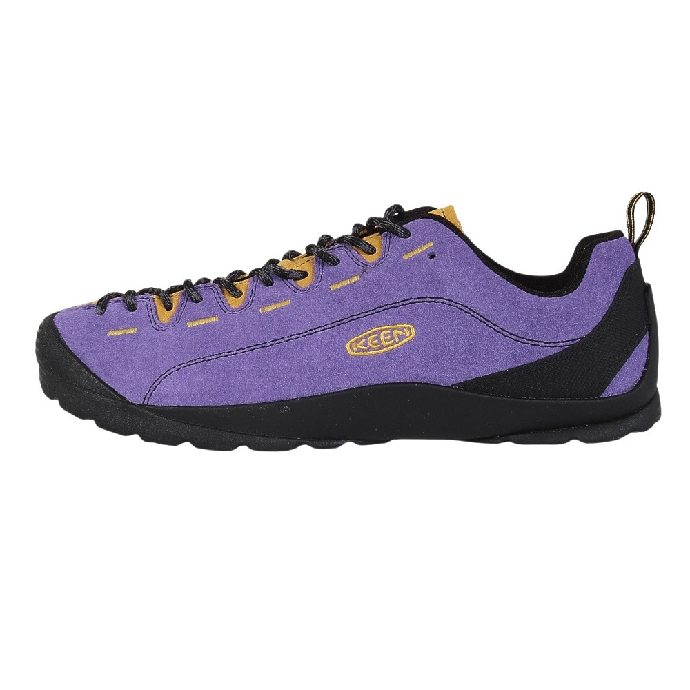 KEENジャスパー24㎝新品ブラックアウトドアシューズスニーカー紫色の靴