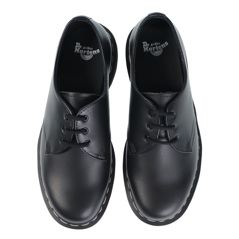 ドクターマーチン(Dr.MARTENS)(メンズ、レディース)カジュアルシューズ 1461 WHITE STITCH 3 ホール シューズ ブラック 24757001 通勤 会社 日常履き