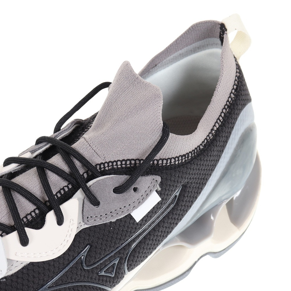 ミズノ（MIZUNO）（メンズ、レディース）カジュアルシューズ ウエーブ プロフェシー ベータ ブラック ブルー D1GA227609 スニーカー デイリーユース タウン 