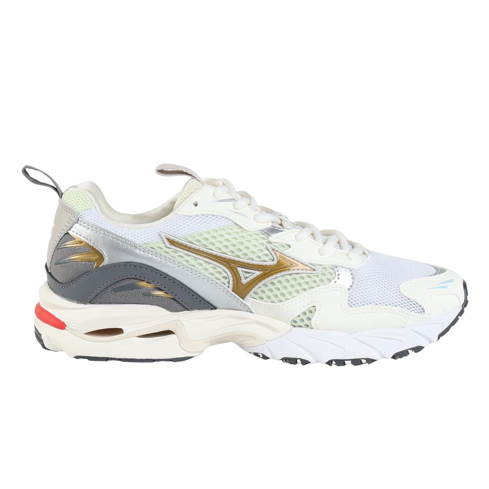 ミズノ（MIZUNO）（メンズ、レディース）カジュアルシューズ ウエーブ ライダー 10 オフホワイト D1GA331201 スニーカー デイリーユース タウン