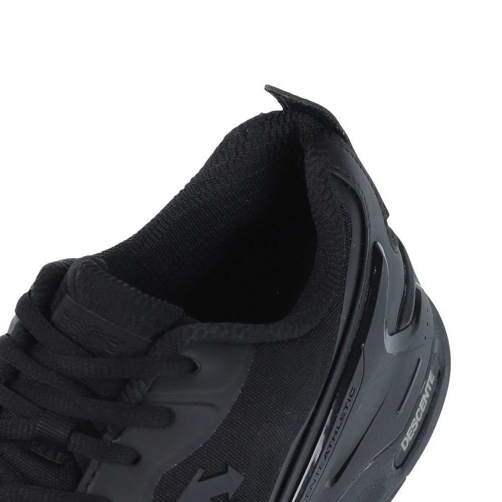 デサント（DESCENTE）（メンズ、レディース）カジュアル シューズ HIGH CLASSY ブラック SO123LCR13 BLK0 スニーカー ライフスタイル タウン シンプル