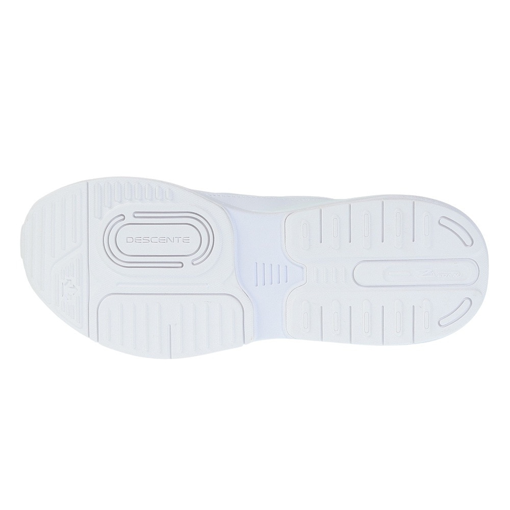 デサント（DESCENTE）（メンズ、レディース）カジュアル シューズ HIGH CLASSY ホワイト SO123LCR13 WHT0 スニーカー ライフスタイル タウン シンプル