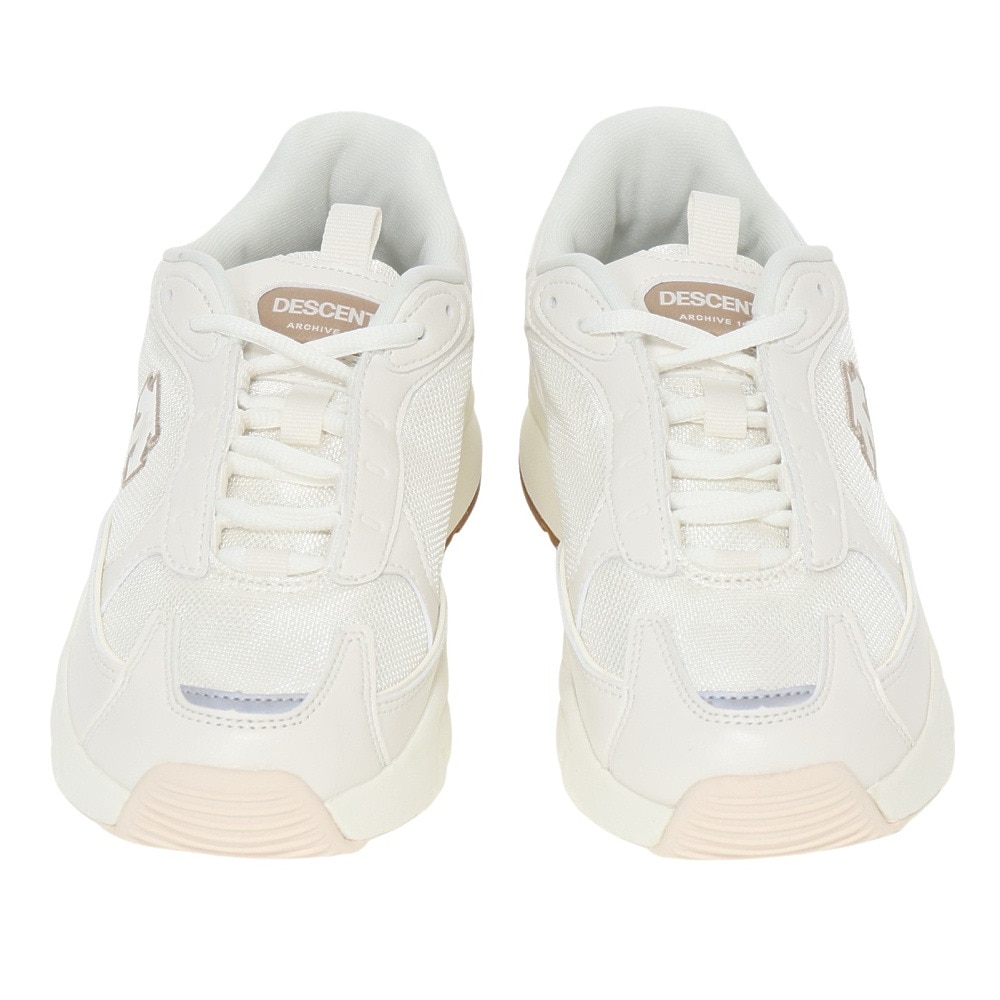 デサント（DESCENTE）（メンズ、レディース）カジュアル シューズ MONSTER LOI オフホワイト SO123LCR14 BEG0 スニーカー ライフスタイル タウン 軽量 通気性