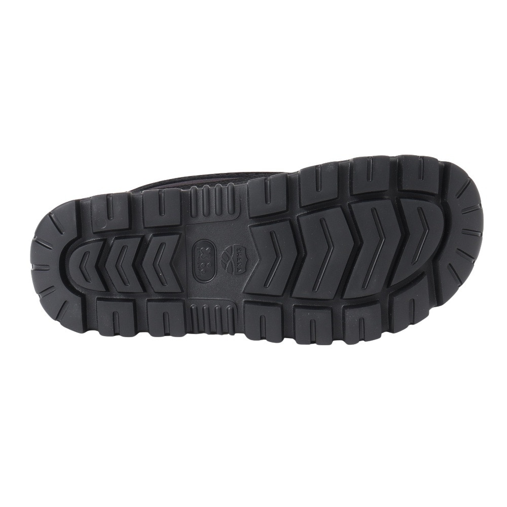 シャカ（SHAKA）（メンズ、レディース）カジュアルシューズ ジップ モカシン ブーティー EX SK-290 Black 00S