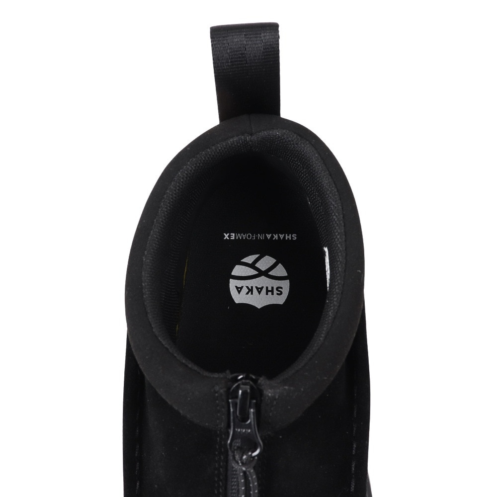 シャカ（SHAKA）（メンズ、レディース）カジュアルシューズ ジップ モカシン ブーティー EX SK-290 Black 00S