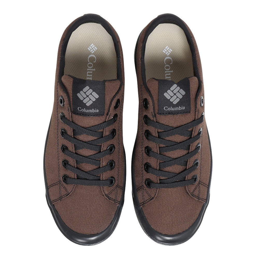 コロンビア（Columbia）（メンズ、レディース）カジュアルシューズ ホーソンレイン ロー ダークブラウン YU6327 202 ウォータープルーフ スニーカー