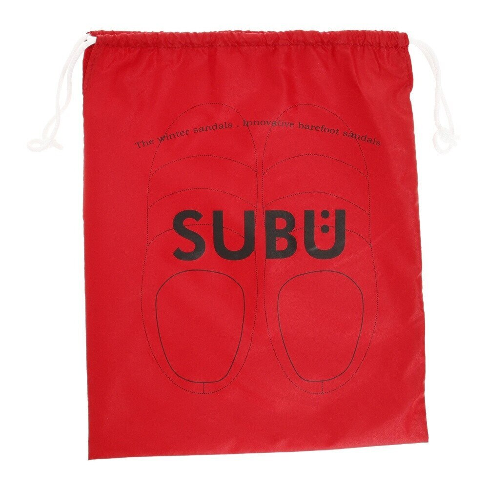スブ（SUBU）（メンズ、レディース）サンダル 冬用 SB-33 RE レッド 防寒 あったかい 汚れにくい  モック シューズ タウン 普段履き