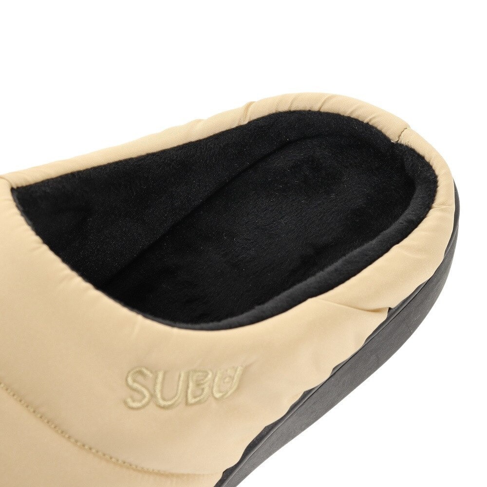 スブ（SUBU）（メンズ、レディース）サンダル 冬用 SB-73 BE ベージュ 防寒 あったかい 汚れにくい  モック シューズ タウン 普段履き