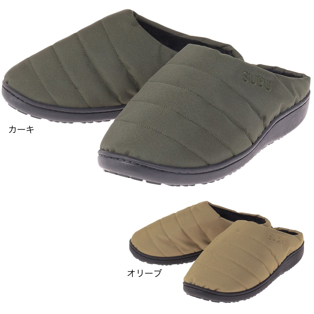 スブ（SUBU）（メンズ）モックシューズ SUBU NANNEN カーキ SN-03 KH スブナンネン 防寒 あったかい 秋冬サンダル タウン フェス