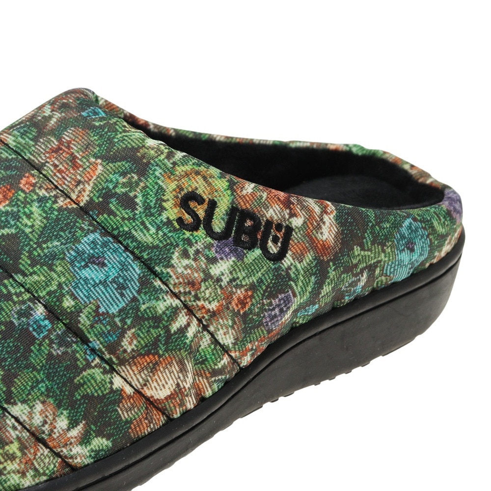 スブ（SUBU）（メンズ、レディース）モックシューズ SUBU NANNEN グリーン SN-07 DBT スブナンネン 防寒 あったかい 秋冬サンダル タウン フェス