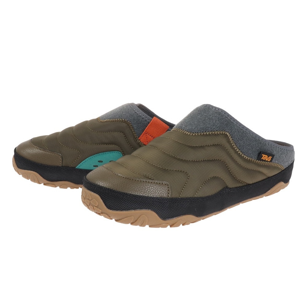 テバ（Teva）（メンズ）モック シューズ リエンバー テレイン オリーブ 1129596-DOL カジュアル タウン キャンプ スリップオン 防水 軽量